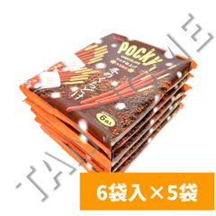 グリコ　冬のくちどけ　ポッキー　ココア仕上げ　6袋入×5袋
