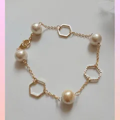 No.28  コットンパールのブレスレット