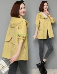 マウンテンレディース 春 ブルゾン アウター ドロスト フード付き 大きいサイズ 20代 30代 シンプル ジャンパー 40代 カジュアル おしゃれ  vii3u433988