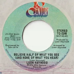 激レア 7インチ最後の1枚Leon Haywood-I Want'a Do 〜 07071400_5b4048e2be063.jpg