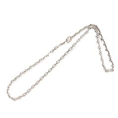 美品 TIFFANY&Co. ティファニー メイカーズ チェーン ネックレス / MAKERS スターリングシルバー Ag925 18K ゴールド ジュエリー シルバー ゴールド ドイツ製【メンズ】