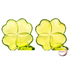希少品【バカラ】バカラペーパーウェイト　ハートイエロー Baccarat - Baccarat バカラ ペーパーウエイト ハート型
