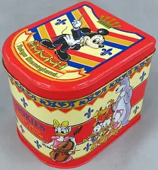【中古】小物入れ・マルチケース・缶ケース 集合(演奏) 缶ケース(クッキー) 「ディズニー」 東京ディズニーランド限定