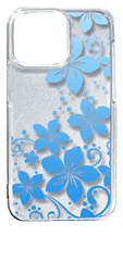 【新品未使用】iPhone14 Pro Max アイフォン14プロマックス クリア ハードケース (ハイビスカス ブルー) カラフル 花柄 ハイビスカス cl-ip14promax-179