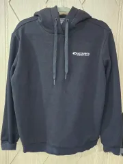 DISCOVERY フード付きTシャツ 黒