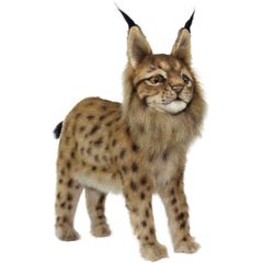HANSA BH8070 ヨーロッパオオヤマネコ 33 EURASIAN LYNX リンクス 猫 山猫 野生猫 リアル ぬいぐるみ ハンサ 動物 アニマル 置物 人形 フィギュア 大きい 実物大 大型 ビッグ おすすめ かわいい おしゃれ