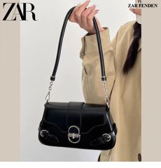 **ZAR FENDEN 2025年夏季 バゲットバッグ カラーブロッキングデザイン 【モダンレトロ】日常使い**