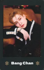 【中古】コレクションカード(男性) Stray Kids/Bang Chan(バンチャン)/裏面黒/「Stray Kids Xmas POPUP STORE 2023」フォトカード