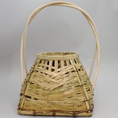 新着新品】鳥越竹細工 すず竹 模様編みバスケット+楕円ざる4点セット