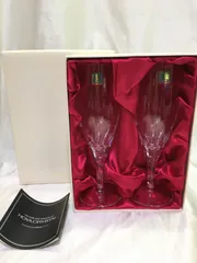 HOYA クリスタルガラス シャンパングラス ペア