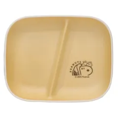 スヌーピー 中皿 ランチプレートスクエア クローズアップ2 ピーナッツ カミオジャパン 食器 キャラクター グッズ 