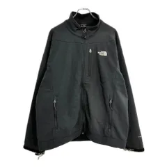 THE NORTH FACE ノースフェイス TNF APEX ソフトシェルジャケット アウトドア ブラック(メンズ XL)中古 古着 U4209