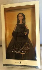 MATTEL - バービー★チョコレートオブセッション★小麦色の肌★ゴージャスなドレスを纏った人形 大人向けファッショナブルなホリデー仕様のバービーゴージャスな