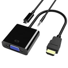 Lumen ルーメン HDMI-VGA変換アダプタ LAD-HDMIVGA フルHD 1080p HDMI搭載機器のコンテンツをプロジェクター投影 大画面モニターに映す　HDMI(ﾒｽ)-VGA(ｵｽ)変換アダプタ