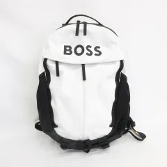 ヒューゴボス HUGO BOSS ストーミー リュックサック バックパック デイパック ホワイト ブラック 白 黒 ☆AA★のサムネイル