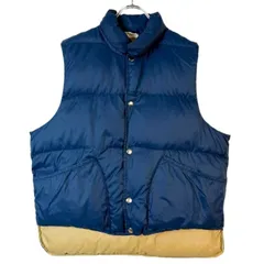 リバーシブル！2WAY！レッドヘッドREDHEADダウンベストスナップボタン中綿入りレイヤードファッションベージュ紺ネイビーアウトドアvintageヴィンテージ50515