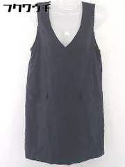 ◇ ROPE' ロペ ノースリーブ 膝丈 ワンピース サイズ7 ブラック レディース  【中古】 【1107190009956】