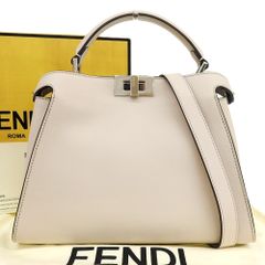 【本物保証】 箱・布袋・保付 超美品 フェンディ FENDI ピーカブー アイコニック エッセンシャリー 8BN302 SMQ F11C9 2WAYバッグ レザー