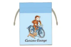 マリ 【送料無料】【おさるのジョージ】巾着【おさる】【さる】【ジョージ】【ひとまねこざる】【CuriousGeorge】【絵本】【アニメ】【ポーチ】【ケース】【小物入れ】【小銭入れ】【ミニポーチ】【雑貨】【グッズ】
