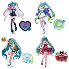 【中古】アクリルスタンド・アクリルパネル 全4種セット BIGアクリルスタンド Fashionシリーズ 「キャラクター・ボーカル・シリーズ01 初音ミク」