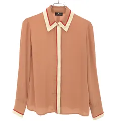ELISABETTA FRANCHI エリザベッタ フランキ コントラストエッジ ブラウスシャツ  ピンク系 40のサムネイル