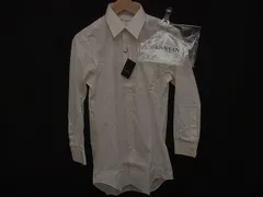 ■美品■ LANVIN ランバン コットン100％ 長袖 Yシャツ トップス メンズ ホワイト系 DH1250のサムネイル