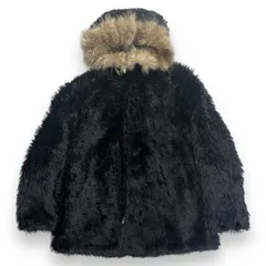 国内正規 SAINT LAURENT PARIS Fur Trimmed Hooded Jacket 531195 Y715T  ファートリミング フーデッド ジャケット ファーコート サンローラン 52  58985Aのサムネイル