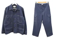 ニコアンド Niko and.. 25SS ドライタッチイージーケアジャケット ドライタッチイージーケアパンツ セットアップ M ネイビー 薄手 ボトムス 上下セットのサムネイル