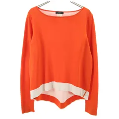 Paul Smith ポールスミス 長袖 セーター M オレンジ ニット レディース 古着