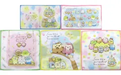 【中古】雑貨 全5種セット タオルコレクション 「一番くじ すみっコぐらし～みんなでことりっコテーマ～」 G賞