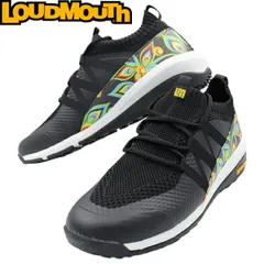 Loudmouth ラウドマウス LM-GS0003 スパイクレス ニット ゴルフシューズ　Shagadelic Black（020）シャガデリックブラックのサムネイル