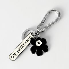 新品 マリメッコ Marimekko キーホルダー プッルッス ウニッコ キーチェーン ブラック/ホワイト