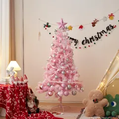 ピンク セット, 全長180cm)クリスマスツリー 北欧 おしゃれ クリスマ