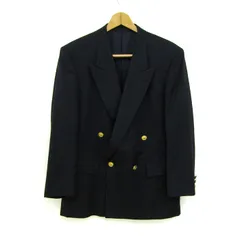 ランバン テーラードジャケット ウール100% ブランド アウター メンズ R46-44サイズ 濃紺 LANVIN 【中古】のサムネイル
