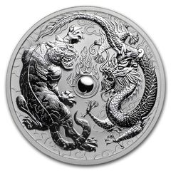 2025年 鳳凰 フェニックス 彩色カラー版 1オンス銀貨 純銀 限定1000枚