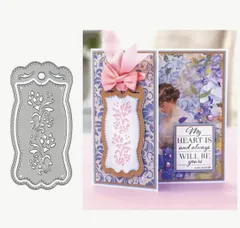 カッティングダイ　模様　コラージュ　スクラップブッキング　グリーティングカード　2865