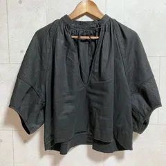 美品 ユナイテッドアローズ リネン100% オーバーサイズ バンドカラーブラウス UNITED ARROWS（ユナイテッドアローズ）の「バンドカラー
