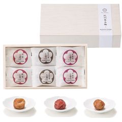 紀州南高梅 6粒入りギフト 1箱（はちみつ漬け、シソ、減塩）内祝 梅干し