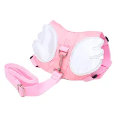 ☆新品☆mitas 迷子防止ひも ピンク 迷子防止 迷子紐 迷子防止紐 セーフティーハーネス 迷子対策ロープ 天使 羽根 ベルト ハーネス 子供 赤ちゃん リュック リュック型 ベビー 用品 ママ 安全 セーフティ セーフティー 散歩 お出かけ 外出用 ER-
