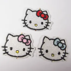 ⑭　アイロンワッペン　ワッペン キティちゃん 3点セット  アイロン サンリオ