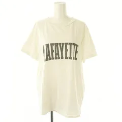 レミレリーフ 25SS LAFAYETTE Tシャツ MUSEdeDeuxiemeClasse取り扱い カットソー L オフホワイト チャコールグレー /DO ■OS レミレリーフ REMI RELIEF 25SS LAFAYETTE Tシャツ