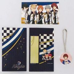 [중고] 키홀더 마스코트(캐릭터) 츠키나가 레오 & Knights 씰 첨부 콜렉트 매력+포치 봉투 [취하는 파카! 앙상블 스타즈!