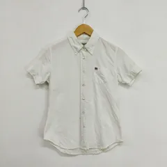 POLO JEANS ポロジーンズ RALPH LAUREN ラルフローレン BD ボタンダウン 半袖 シャツ ホワイト 90s 古着 VINTAGE レディース サイズ S LF205のサムネイル
