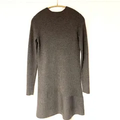 ⭐︎極美品【theory セオリー】ニットワンピース　グレー　P 小さいサイズ