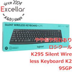 ロジクール　K295 Silent Wireless Keyboard K295GP　グラファイト 元箱あり