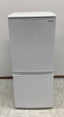 【ぴーなっつ様専用】SHARP 2ドア冷蔵庫 2020年製 SJ-D14F-W 付け替えどっちもドア (担当　水谷)