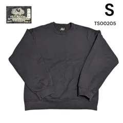 TS00205　FRUIT OF THE LOOM古着無地トレーナーSブラック