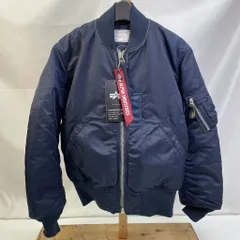 ALPHA INDUSTRIES B-15C MOD サイズ38 ネイビー USA製 アルファ B-15C フライトジャケット サイズ38 ネイビー 紺