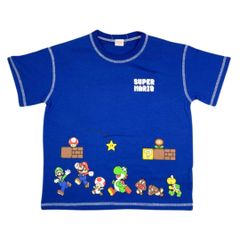 SR8815 マリオ 半袖 Tシャツ キッズ ジュニア トドラー　スクール　男の子 女の子 100-170cm