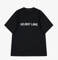 HELMUT LANG ヘルムートラング 半袖 Tシャツ S ブラック 黒 ヘルムートラング ロゴ Tシャツ ブラック ゆったり ブラック 黒
